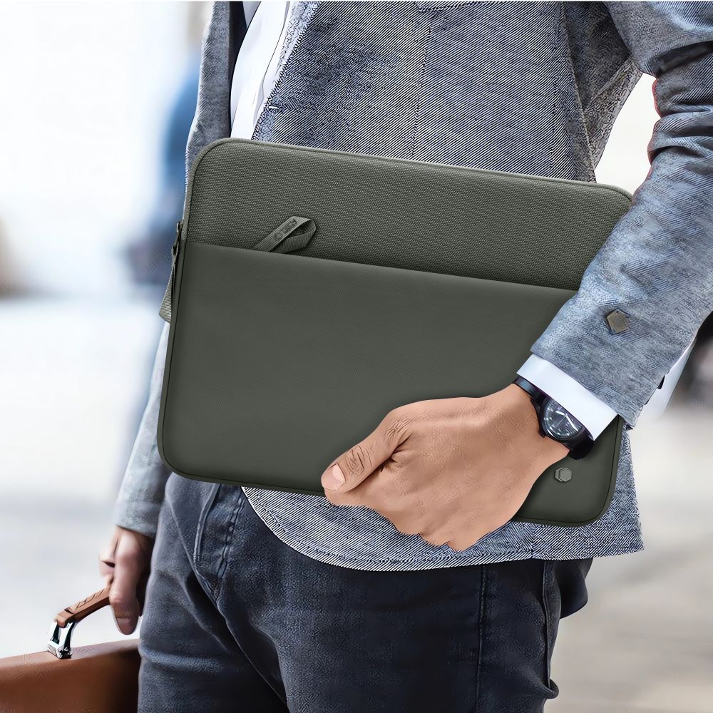 Tech-Protect Sleeve Laptop-taske 15-16 - Grøn