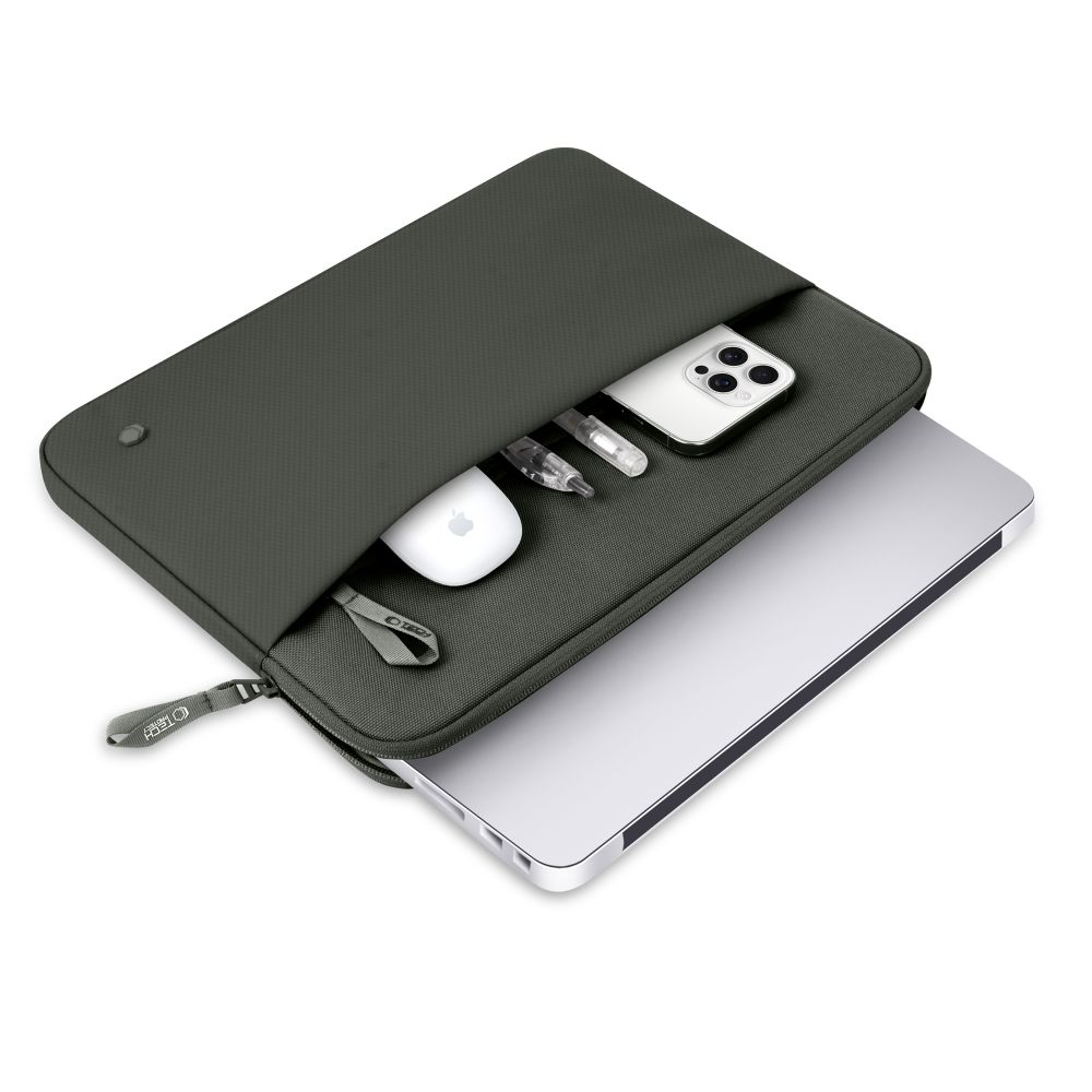 Tech-Protect Sleeve Laptop-taske 15-16 - Grøn