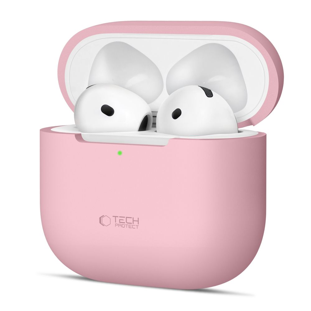 Tech-Protect silikoneetui til Apple AirPods 4 - Pink