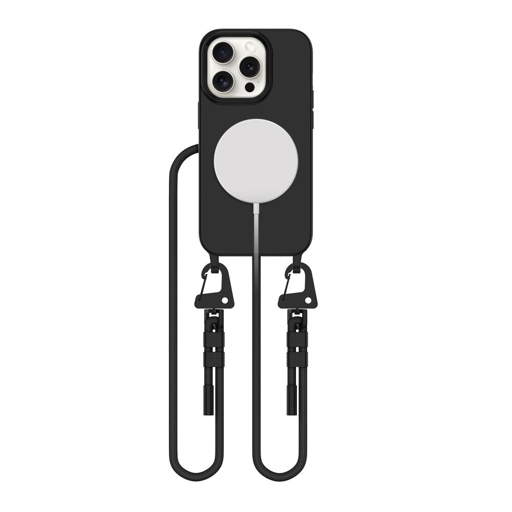 Tech-Protect MagNecklace MagSafe iPhone 14 Pro-etui - sort
