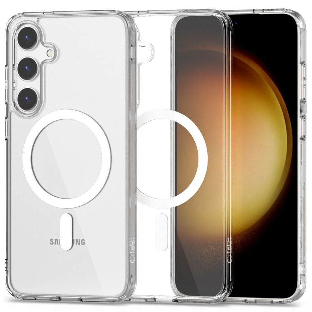 Tech-Protect FlexAir Hybrid MagSafe-etui til Samsung Galaxy S24 FE - Transparent