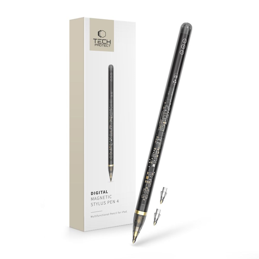 Tech-Protect Digital Magnetic Stylus til iPad - Sort