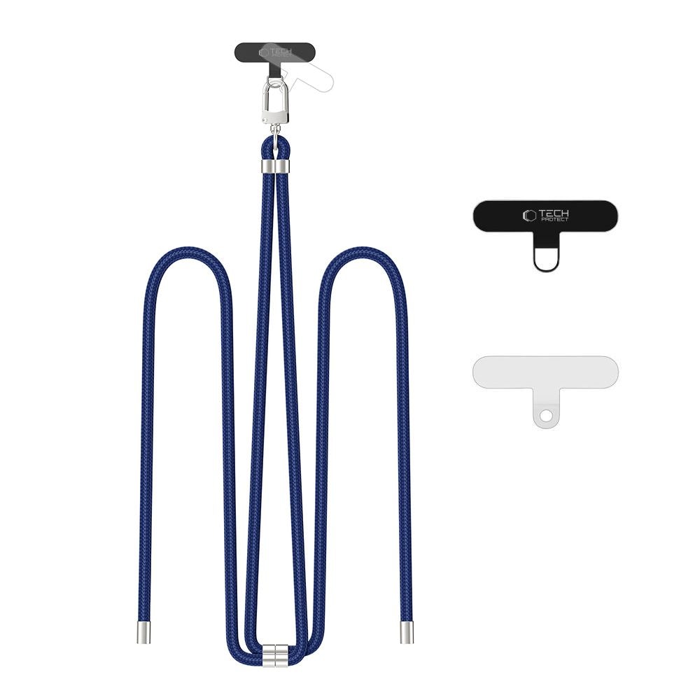 Tech-Protect C7S Rope Crossbody Leash - marineblå