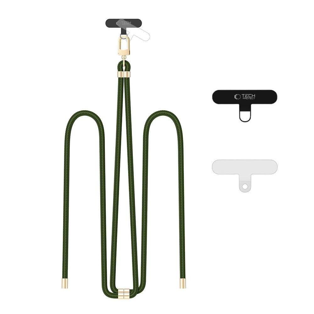 Tech-Protect C7S Rope Crossbody Strap Leash - Oliven