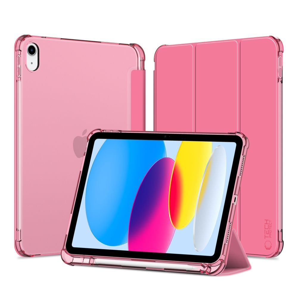 Tech-Protect SC Pen Hybrid-etui til iPad 10/2022 - Pink - Transparent