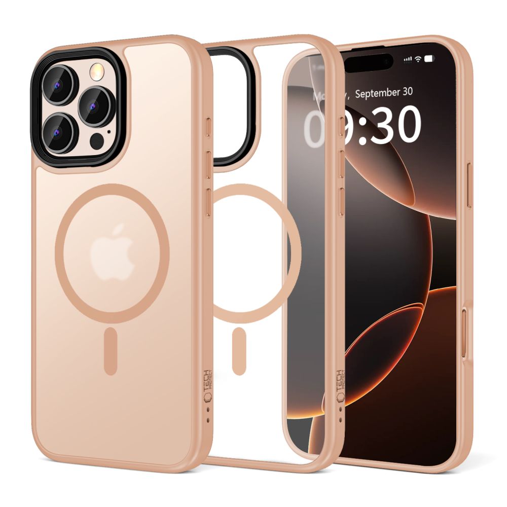 Tech-Protect MagMat MagSafe iPhone 16 Pro Max-etui - Pink