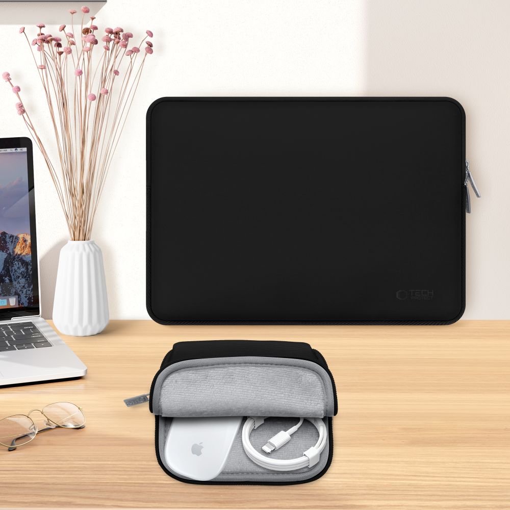 Tech-Protect Neoslim 13-14" taske til bærbar computer - sort