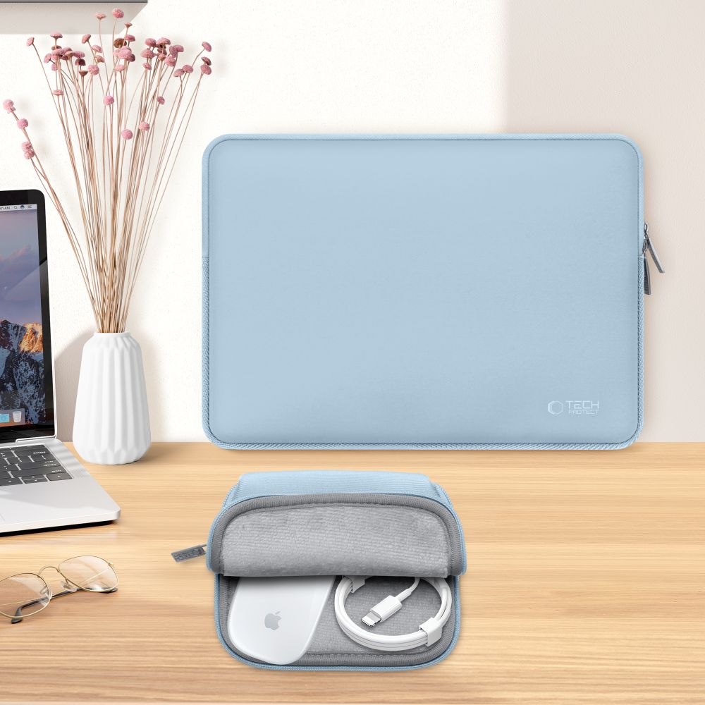 Tech-Protect Neoslim 13-14" taske til bærbar computer - blå