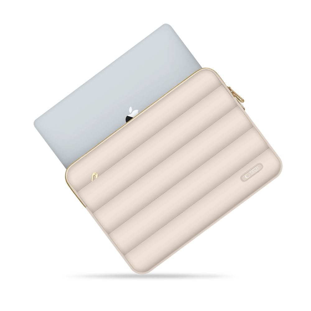 Tech-Protect Puffy 13-14 taske til bærbar computer - Beige