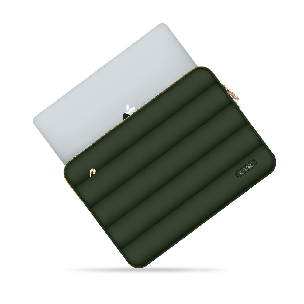 Laptop-taske 15-16 Tech-Protect Puffy - oliven