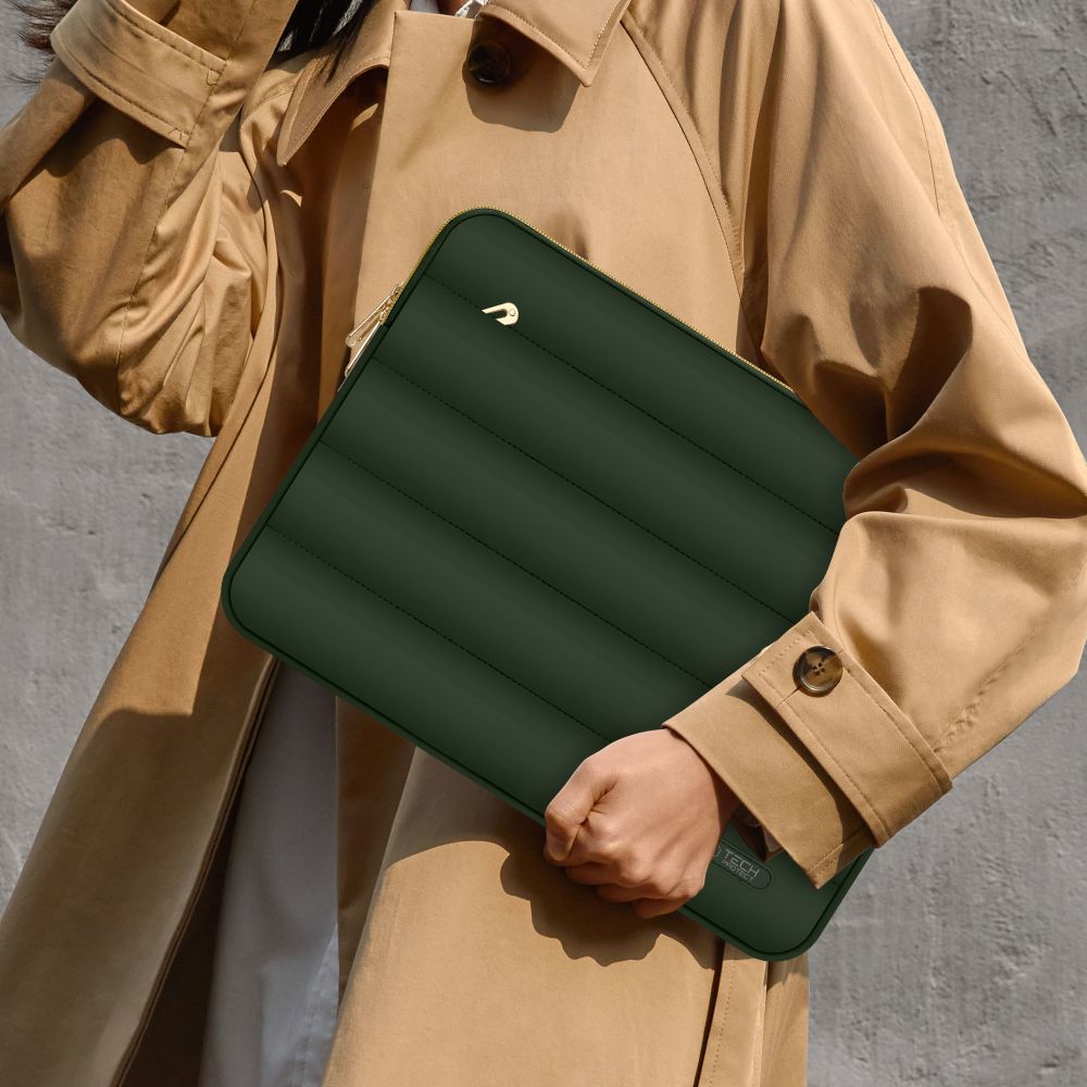 Laptop-taske 15-16 Tech-Protect Puffy - oliven