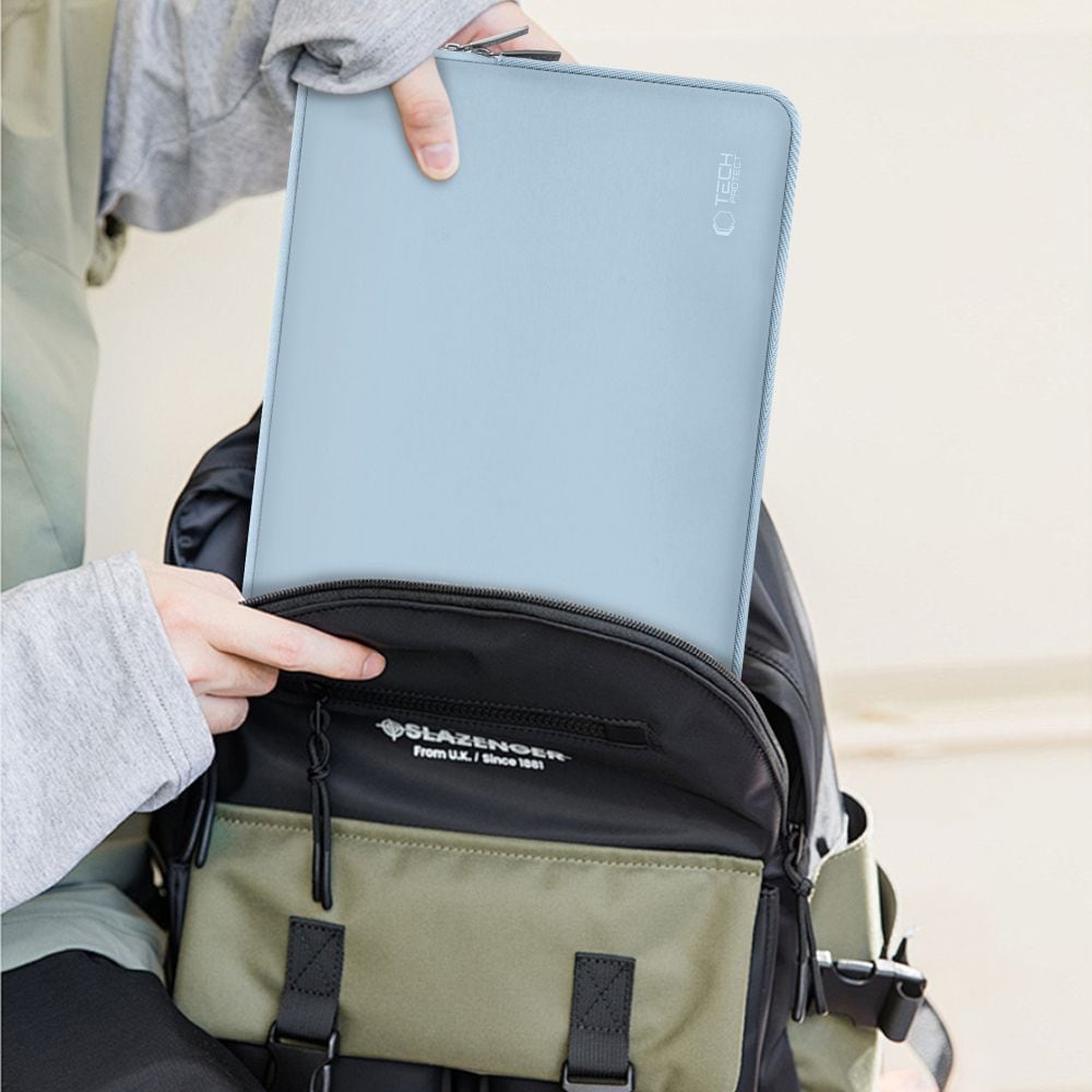Tech-Protect Neoslim 15-16" taske til bærbar computer - blå