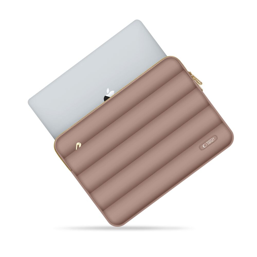 Tech-Protect Puffy 15-16" taske til bærbar computer - brun
