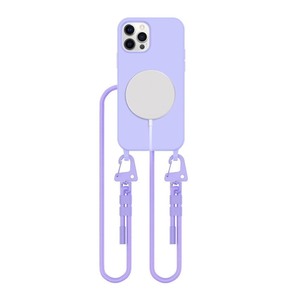 Tech-Protect MagNecklace MagSafe-etui til iPhone 12 / 12 Pro - Lavendel