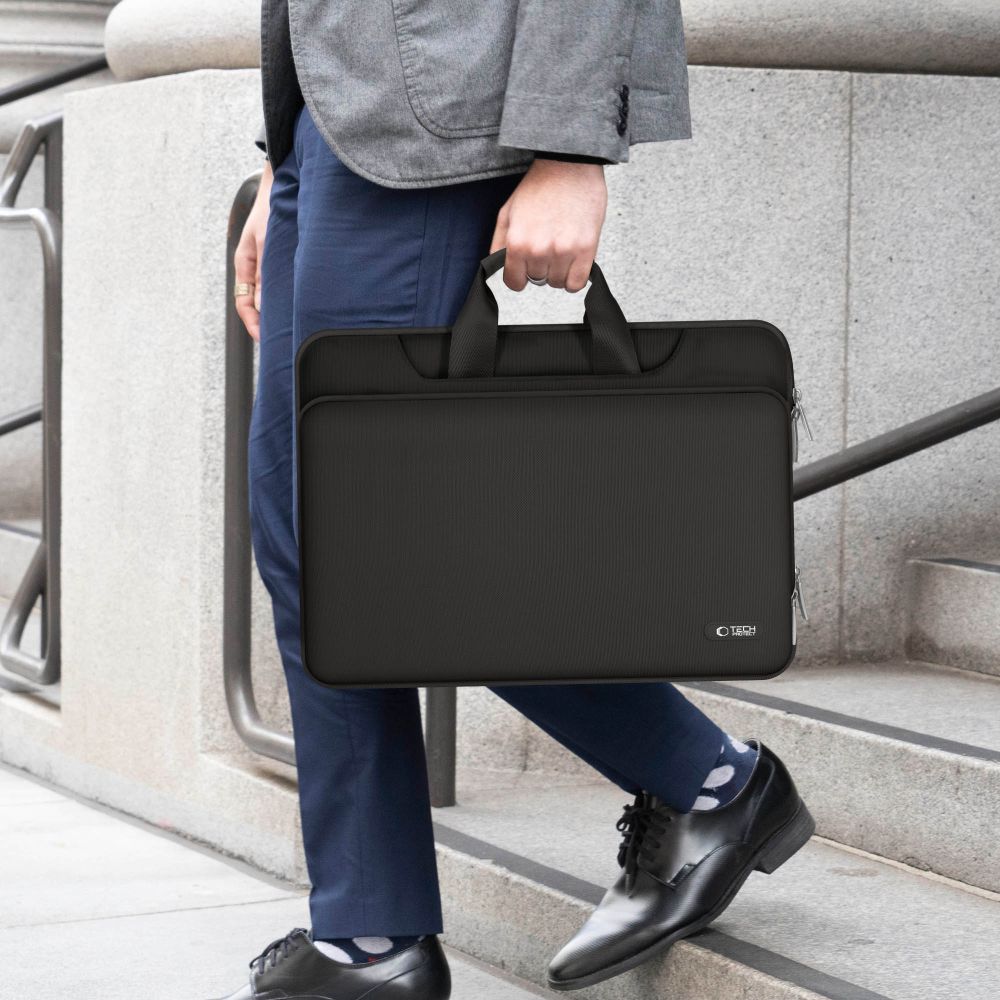 15-16 Tech-Protect Pocket Laptop-taske - sort
