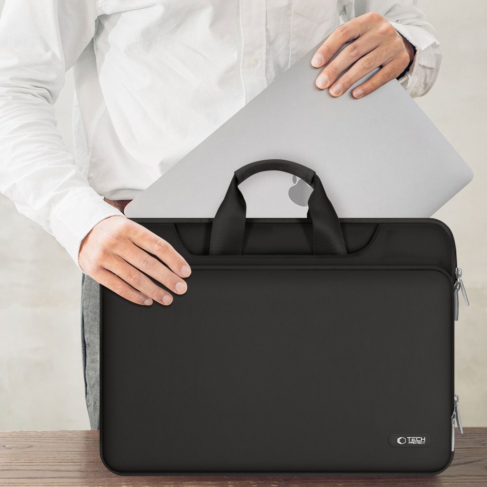 15-16 Tech-Protect Pocket Laptop-taske - sort