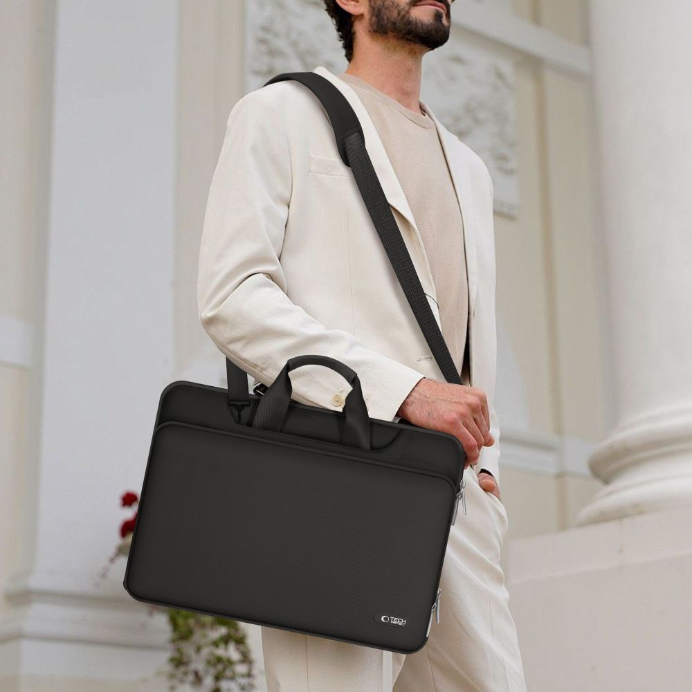 15-16 Tech-Protect Pocket Laptop-taske - sort