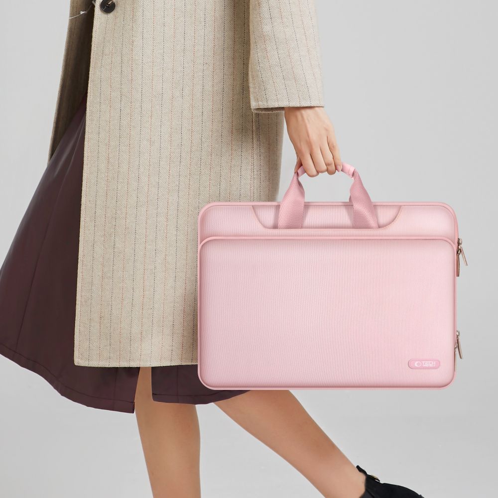 Tech-Protect Pocket 15-16 taske til bærbar computer - pink