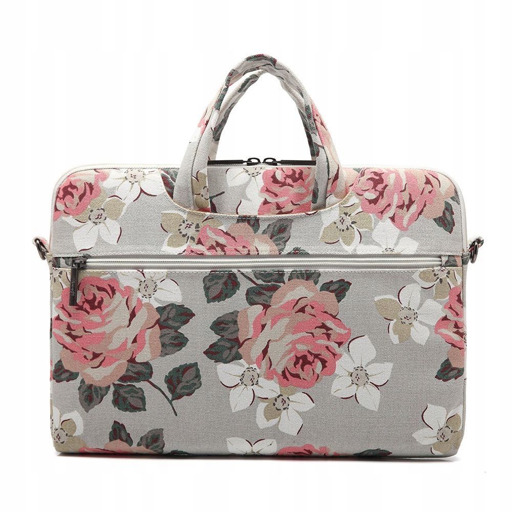 Canvaslife Briefcase Laptop-taske 15-16'' - Hvid/Pink