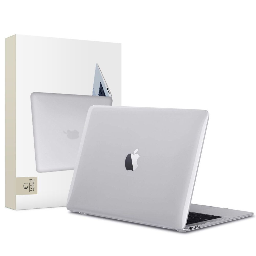 Tech-Protect SmartShell-etui til MacBook Air 13'' 2018-2020 - Transparent