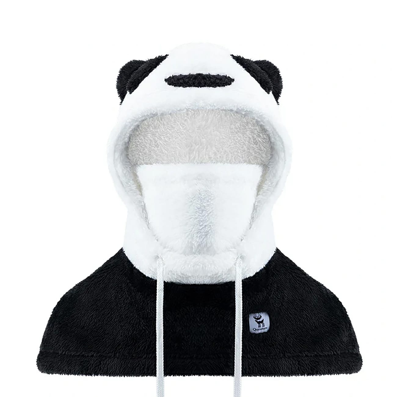 Qunature Panda Ski Balaclava til børn/voksne størrelse M - sort/hvid
