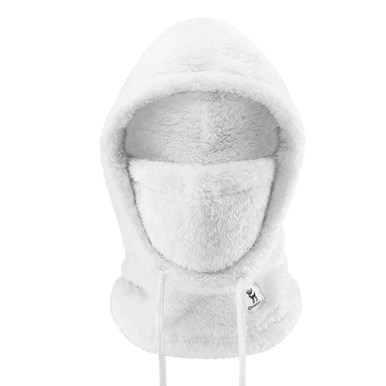 Qunature Arctic Velvet Ski Balaclava Størrelse M - Hvid