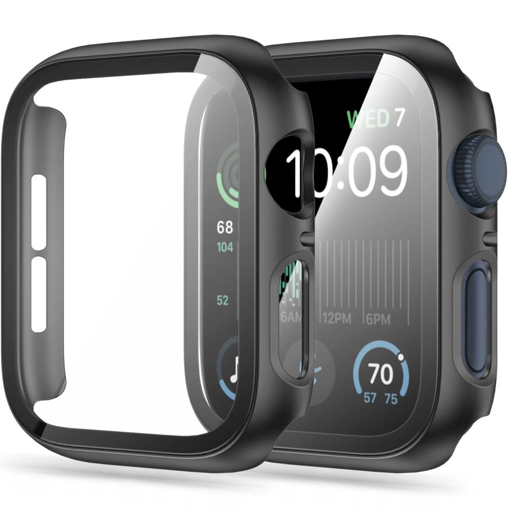 Tech-Protect Defense360-etui til Apple Watch 4 / 5 / 6 / SE (44mm) - Sort
