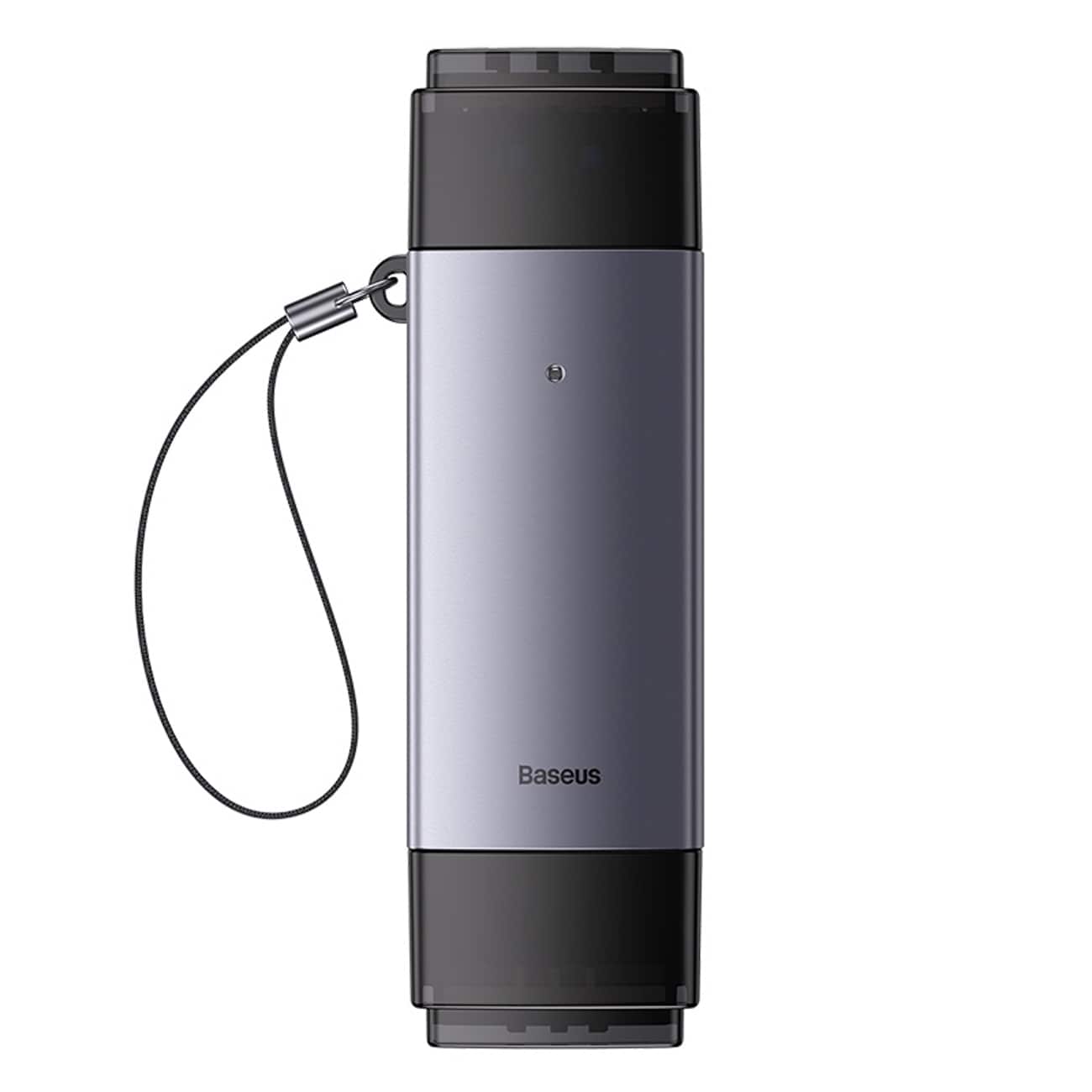 Baseus Lite Series USB-A/USB-C 3.0 SD/TF-kortlæser - Grå