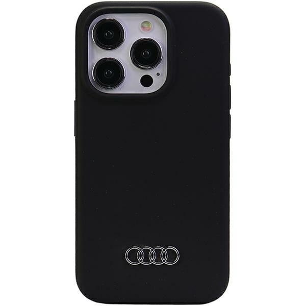 Audi silikoneetui til iPhone 15 Pro Max - sort