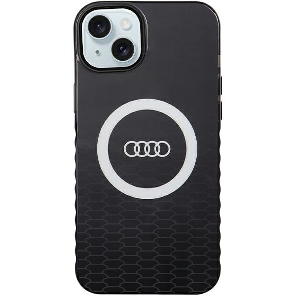 Audi IML Big Logo MagSafe-etui til iPhone 15 Plus / 14 Plus - sort