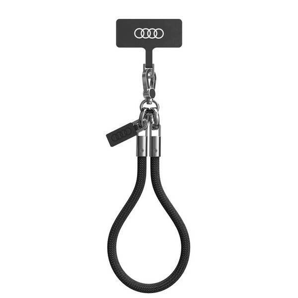 Audi Crossbody Lanyard Universal 28cm x 8mm - Sort