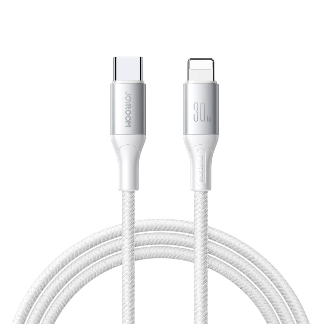 Joyroom S-A28 Flash Series 30W USB-C - Lightning-kabel 2m - hvid