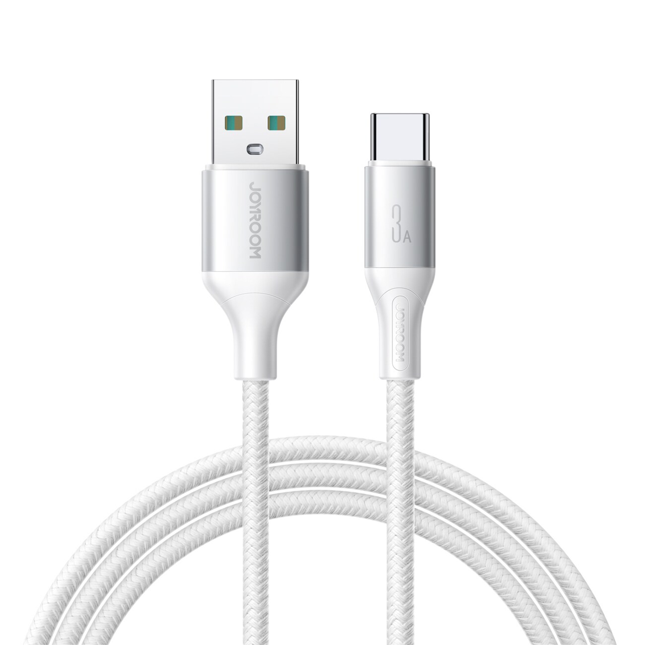 Joyroom S-A28 Flash Series 3A USB-A - USB-C Kabel 2m - Hvid
