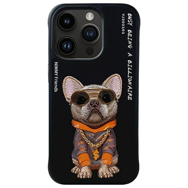 Nimmy Glasses Cool Case til iPhone 15 Pro Max - Sort