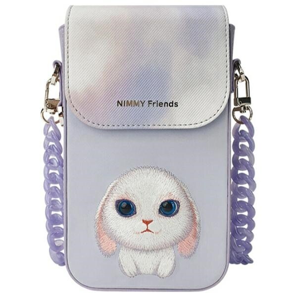 Nimmy Big Eyed Pet 2.0 Rabbit Telefontaske - Lilla