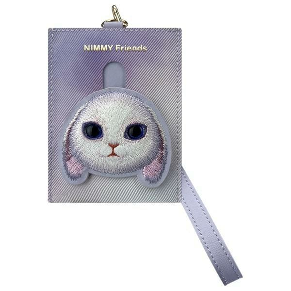 Nimmy Big Eyed Pet 2.0 Rabbit Wallet Kortholder - Lilla