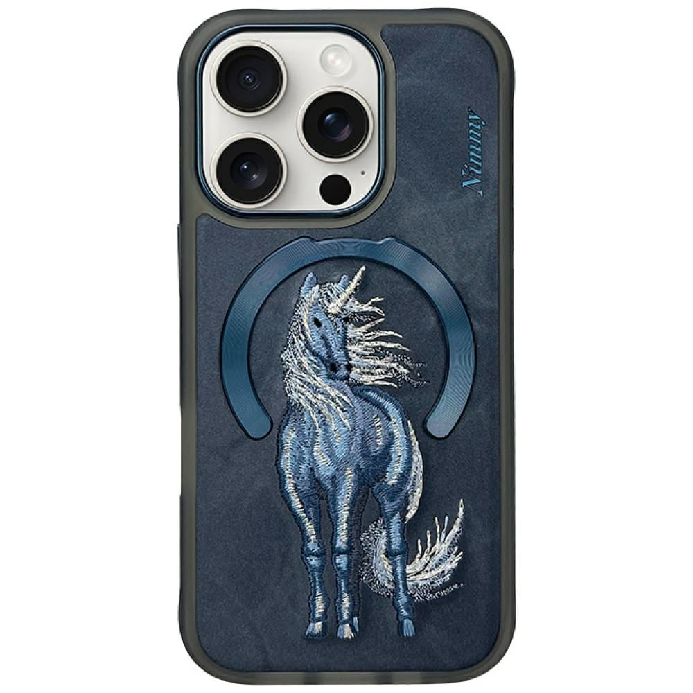 Nimmy Magnetic Fantasy Animal MagSafe-etui til iPhone 16 Pro Max - Blå
