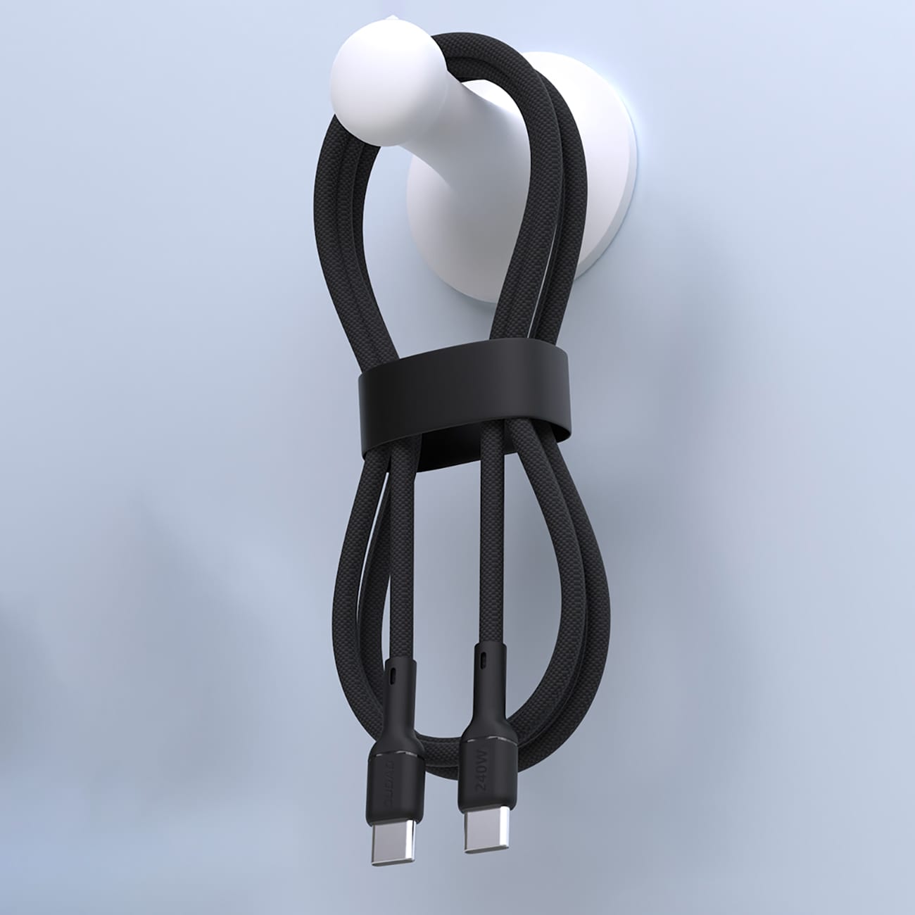 Dudao L9C Max 240 W USB-C-kabel, 2 m – Svart / PD-kabel / USB-C-opladerkabel