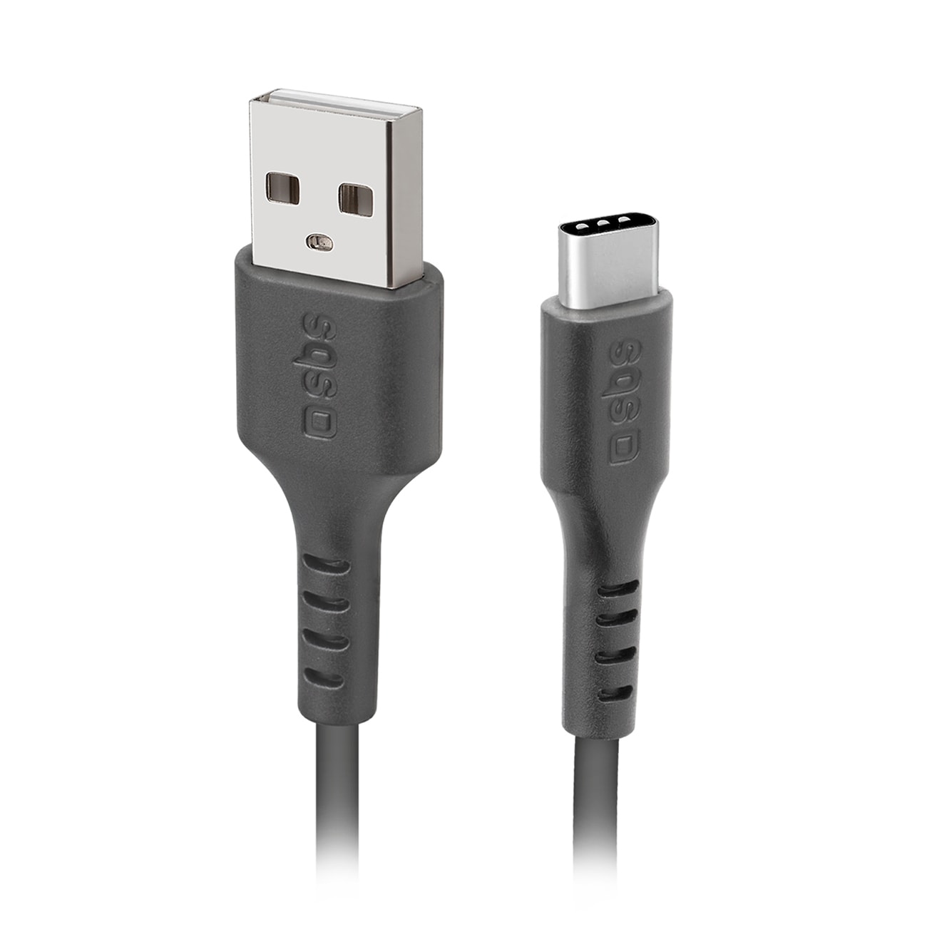 SBS TECABLEMICROC15K USB-A - USB-C kabel 1,5 m - Sort