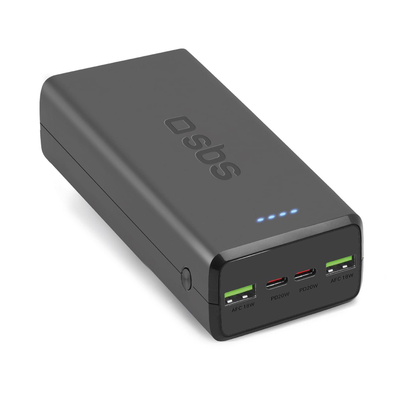Powerbank SBS TTBB30000PD20K 30000 mAh 2 x USB-C 2 x USB-A - sort
