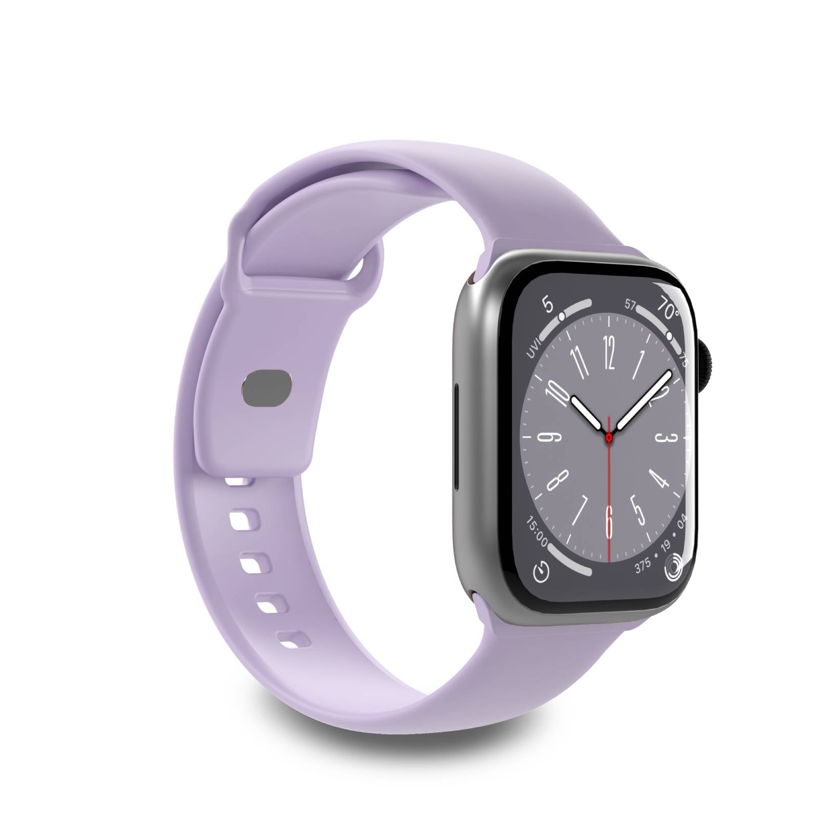 Puro Icon Silikonerem til Apple Ur 42 / 44 / 45 / 49 mm - Lavendel (2 stk.)