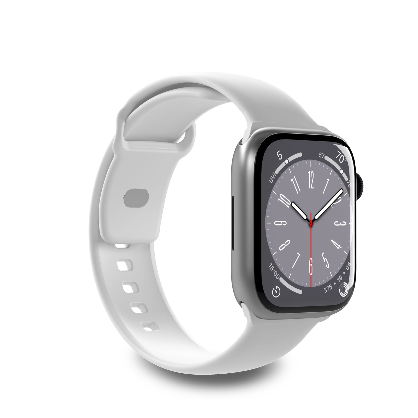 Puro Icon Silikonerem til Apple Ur 38/40/41 mm - Hvid (2 stk.)