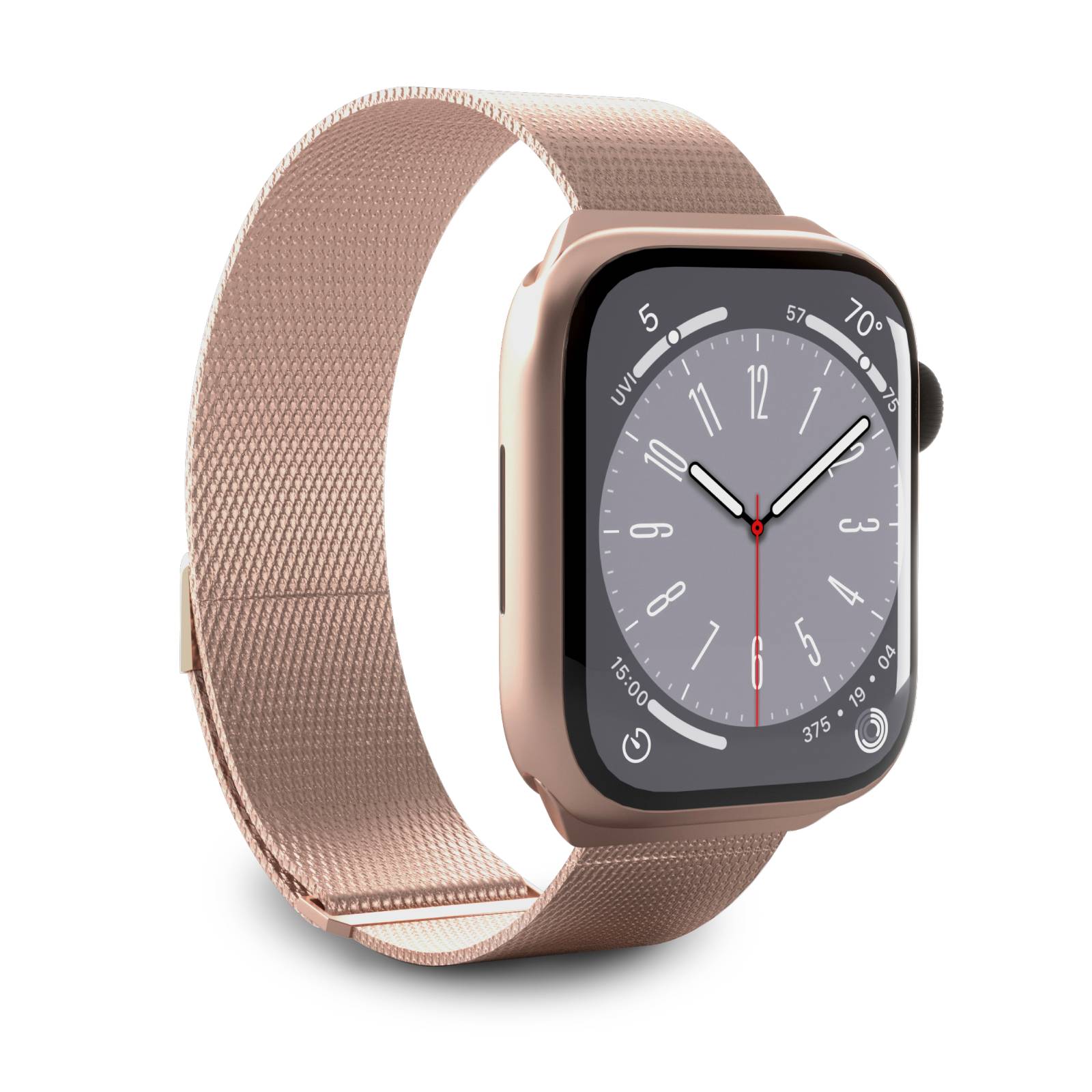 Puro Milanese rustfrit stål Apple Urrem 38/40/41mm - Pink