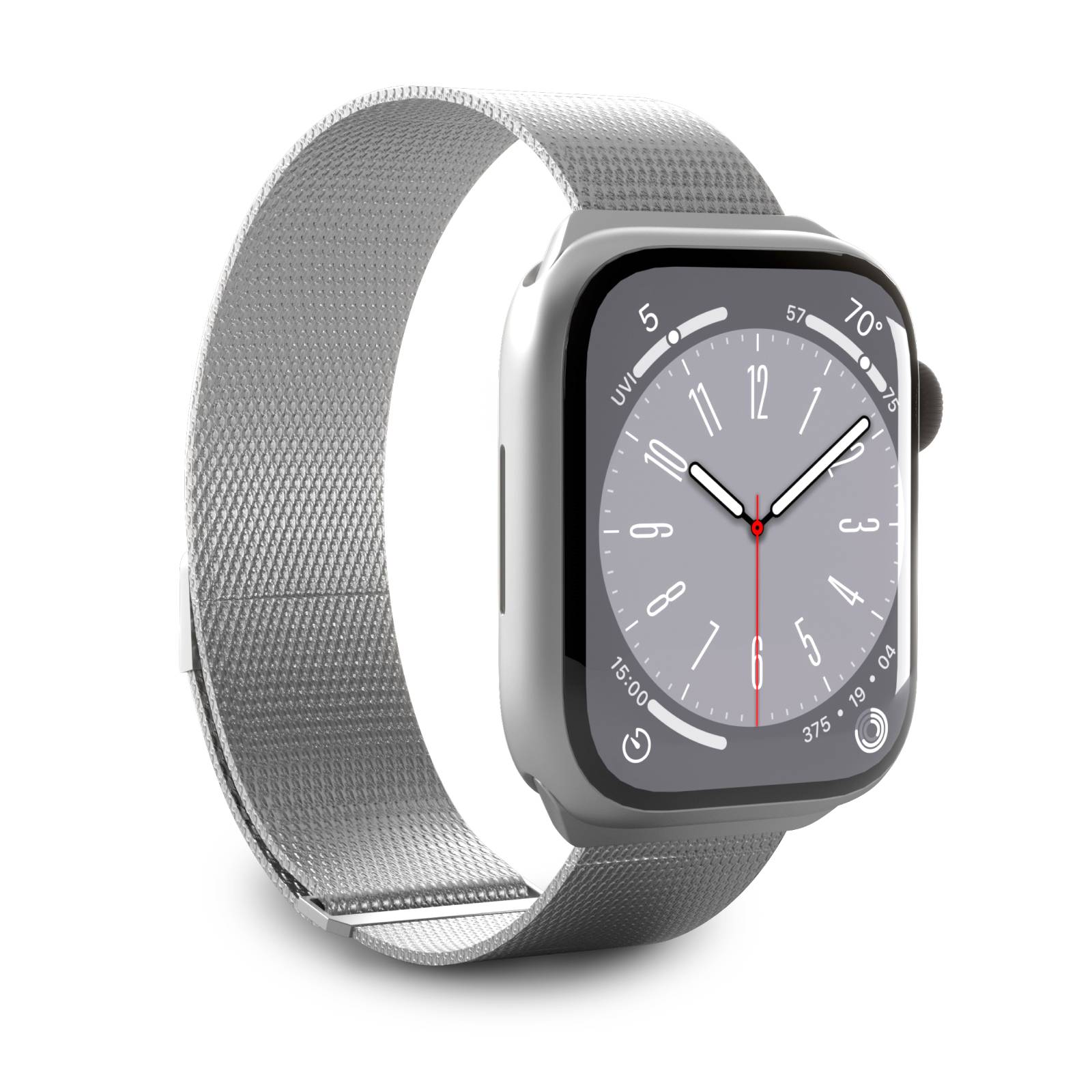Puro Milanese rustfrit stål Apple Urrem 38/40/41mm - Sølv