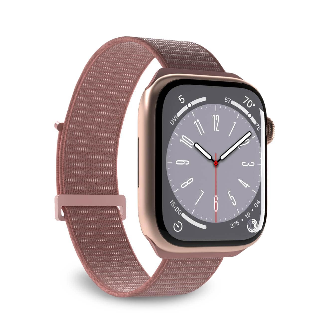 Puro Sport nylonrem til Apple-ur 38/40/41 mm - Pink
