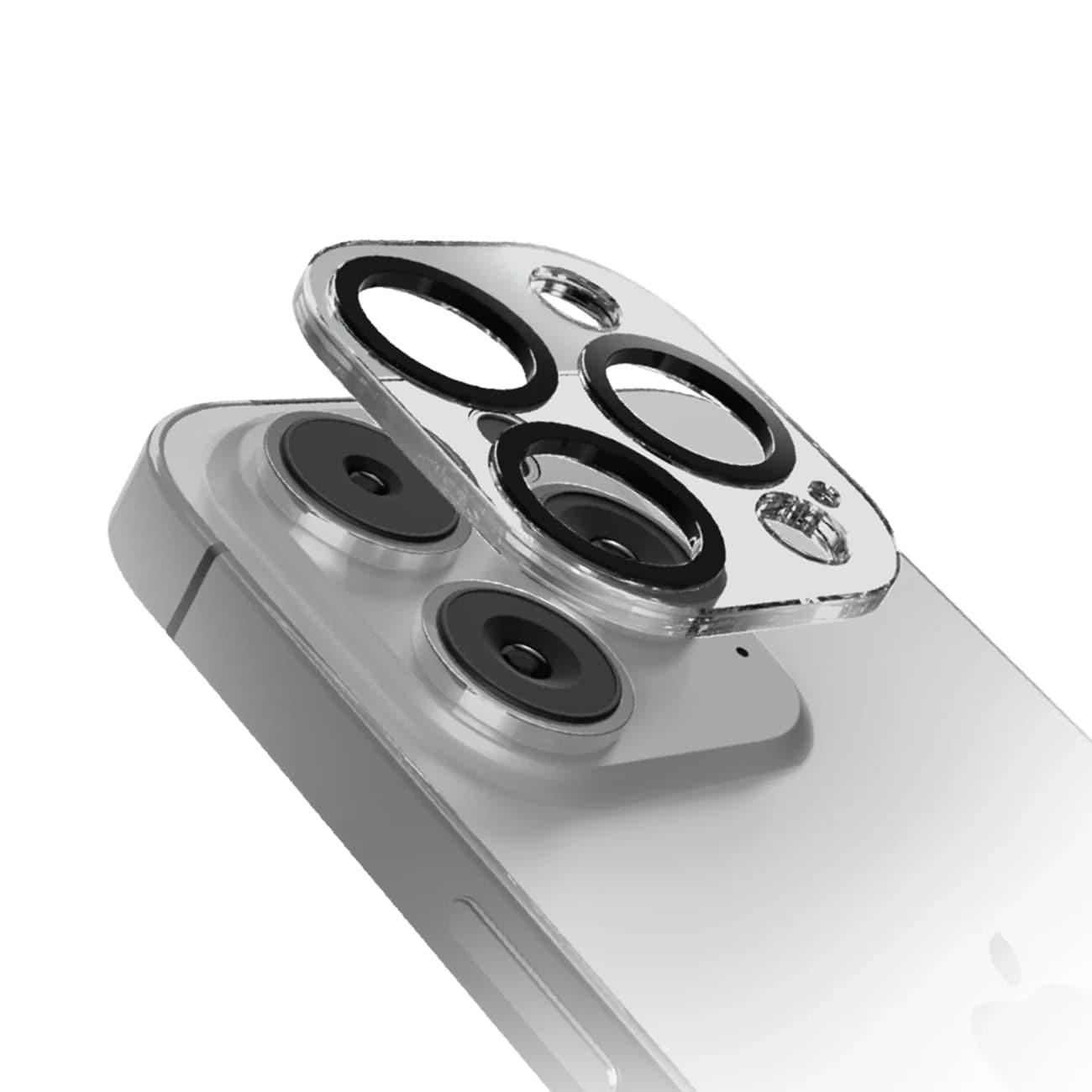 SBS hærdet glas D3O linsebeskyttelse til iPhone 15 Pro / iPhone 15 Pro Max