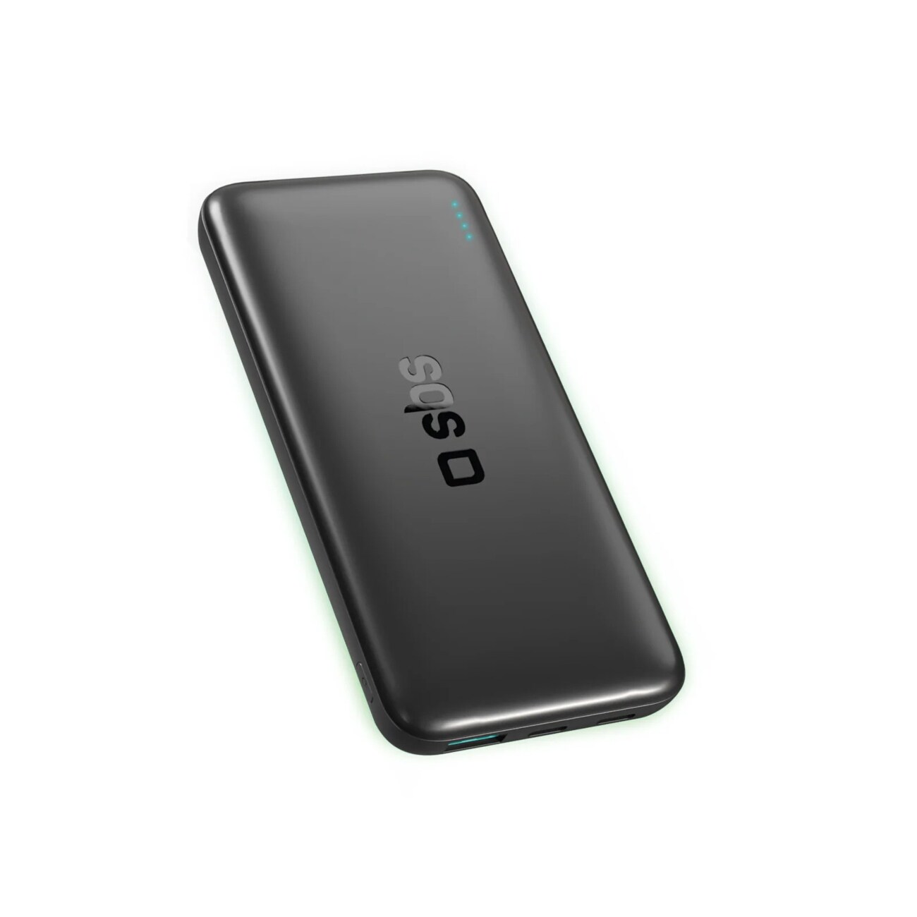 SBS Infinity Power Bank 10000mAh 10W LiFePo₄ USB-A USB-C - Sort
