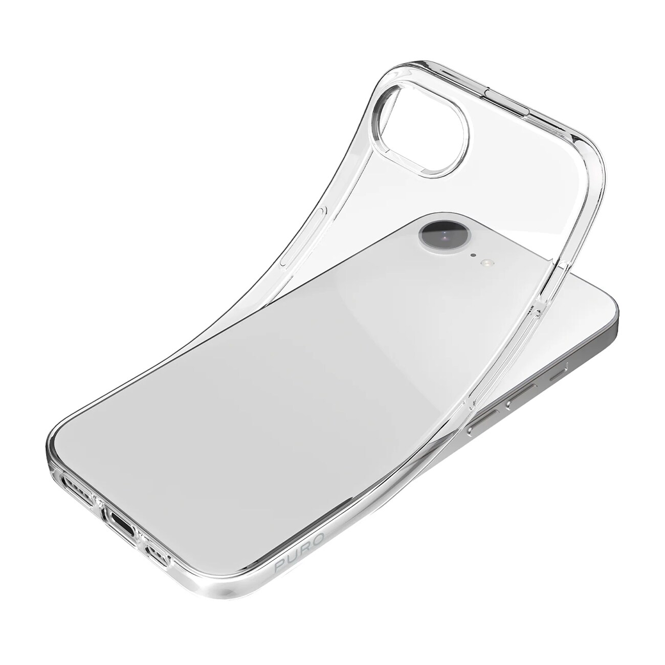 Puro Cover TPU Ultra-Slim "0.3 NUDE" til iPhone 16E, gennemsigtig
