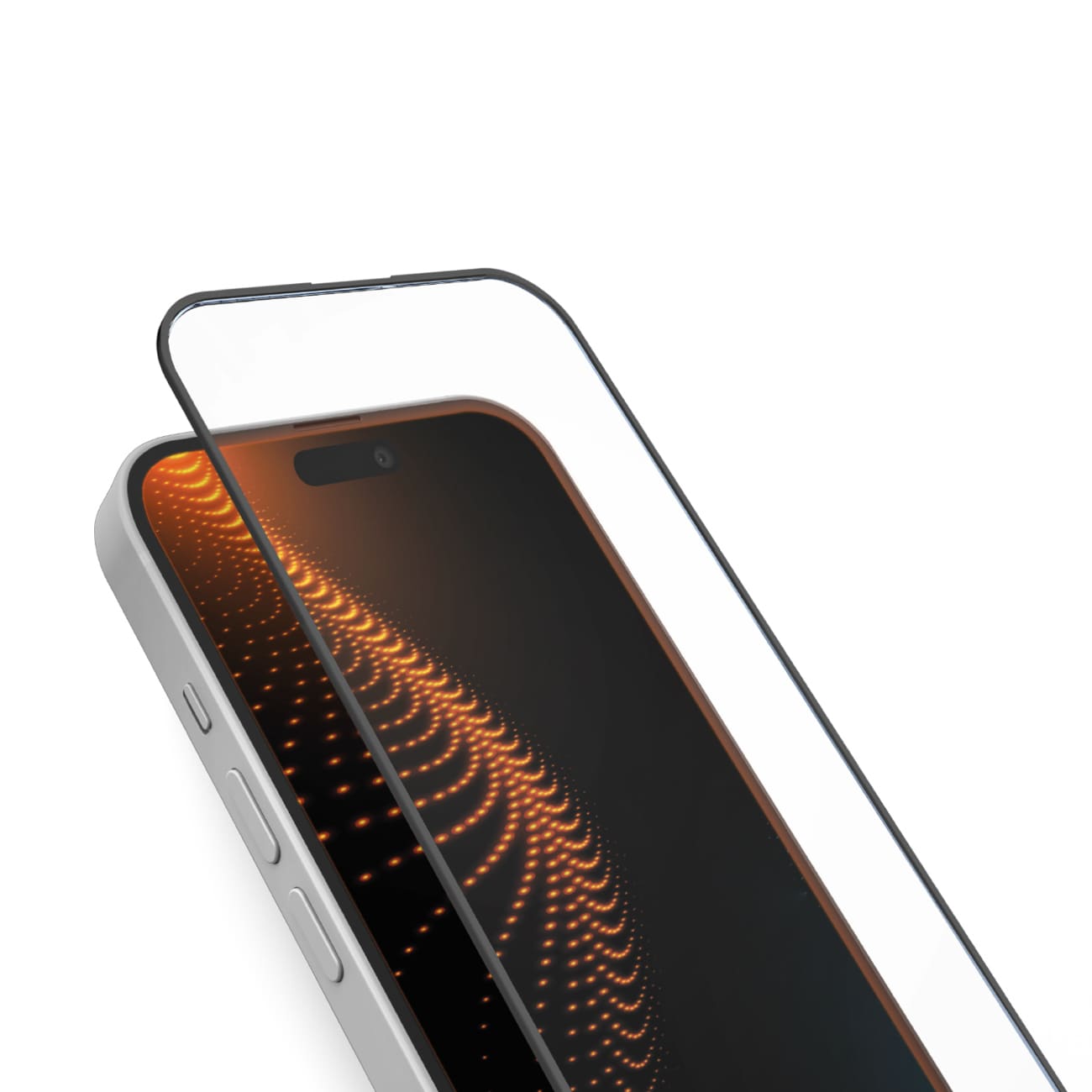 SBS-hærdet glas med D3O-teknologi med applikator til iPhone 15 / iPhone 15 Pro / iPhone 16