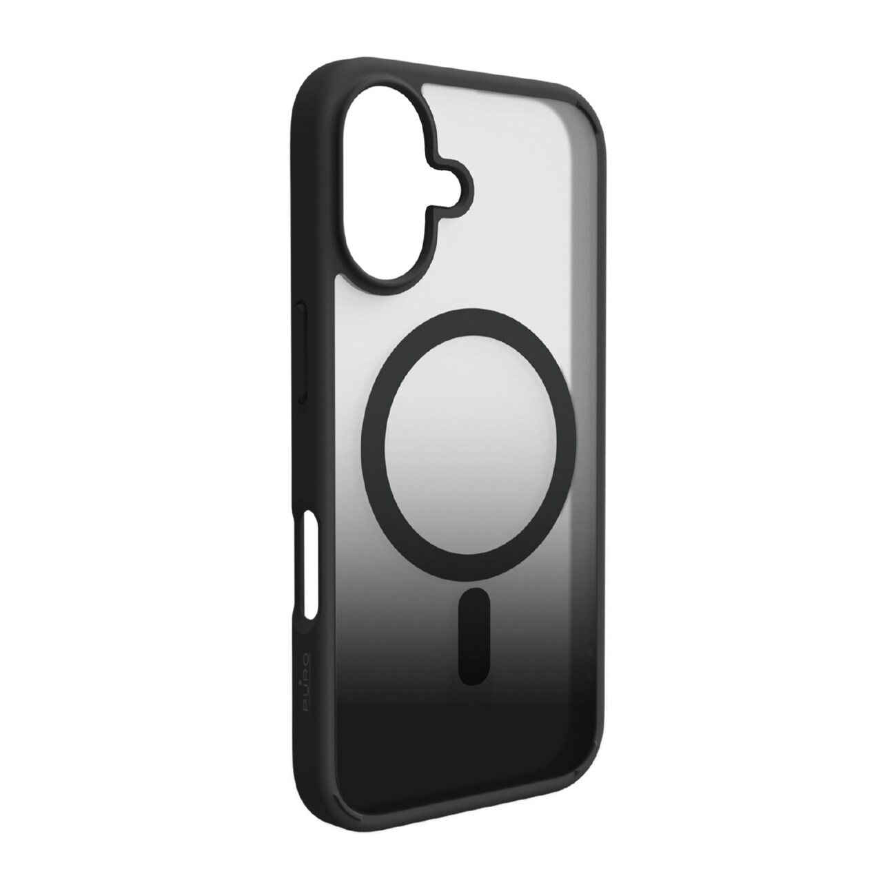 Puro Gradient TPU MagSafe-kompatibelt etui til iPhone 17 - Sort